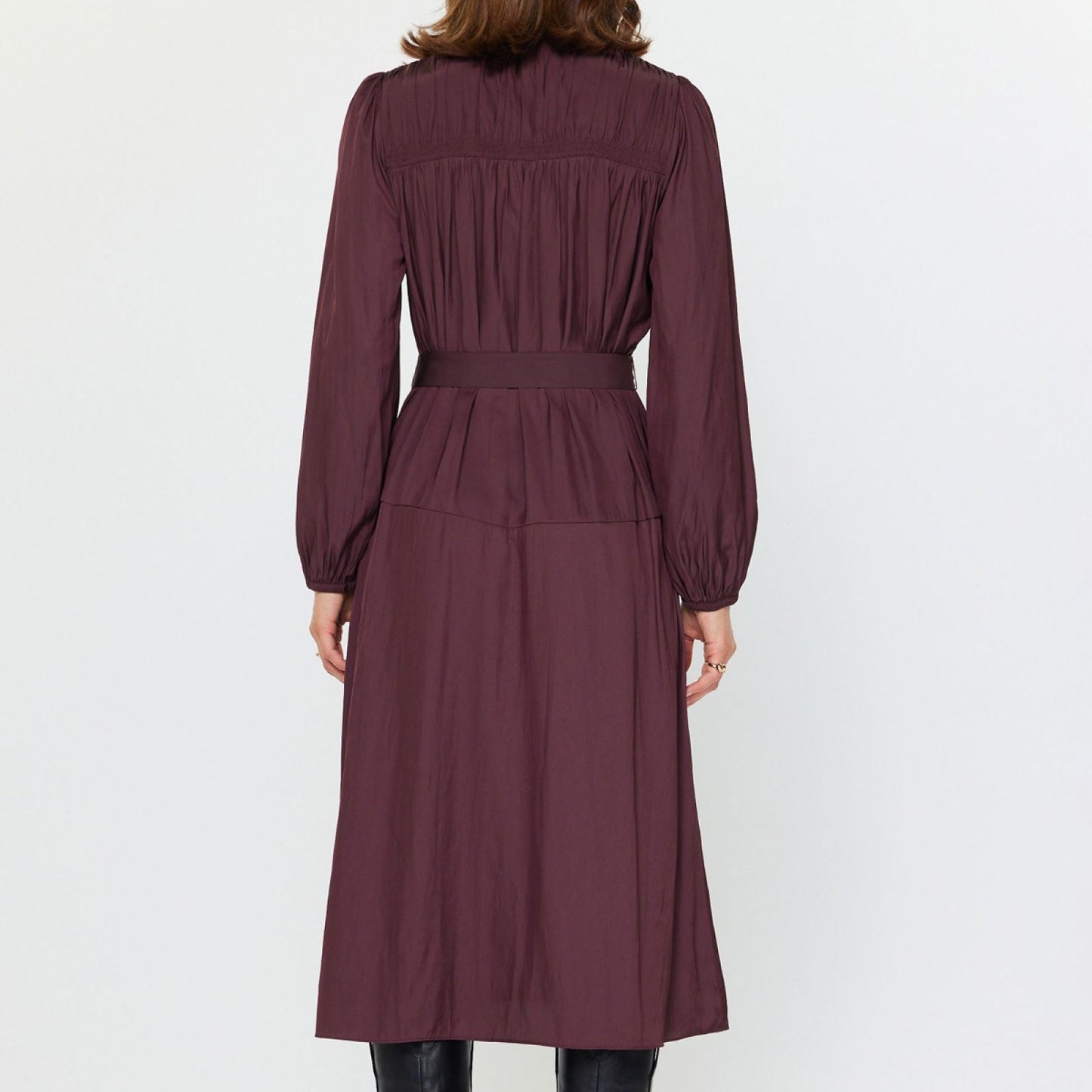 Current Air Midnight Plum Midi Dress