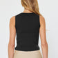 Current Air Ribbed Knit Vest Black - shoostore