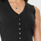 Current Air Ribbed Knit Vest Black - shoostore
