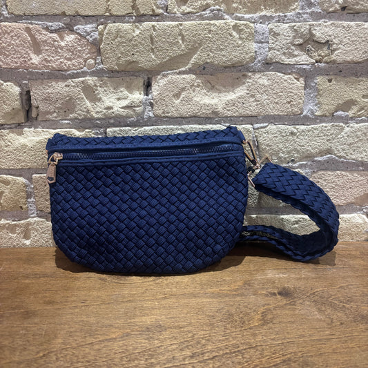 Ethereal - Woven Neoprene Crossbody Navy
