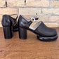 All Black Mod Circle Buckle Jane