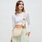 Ethereal - Woven Neoprene Crossbody Cream