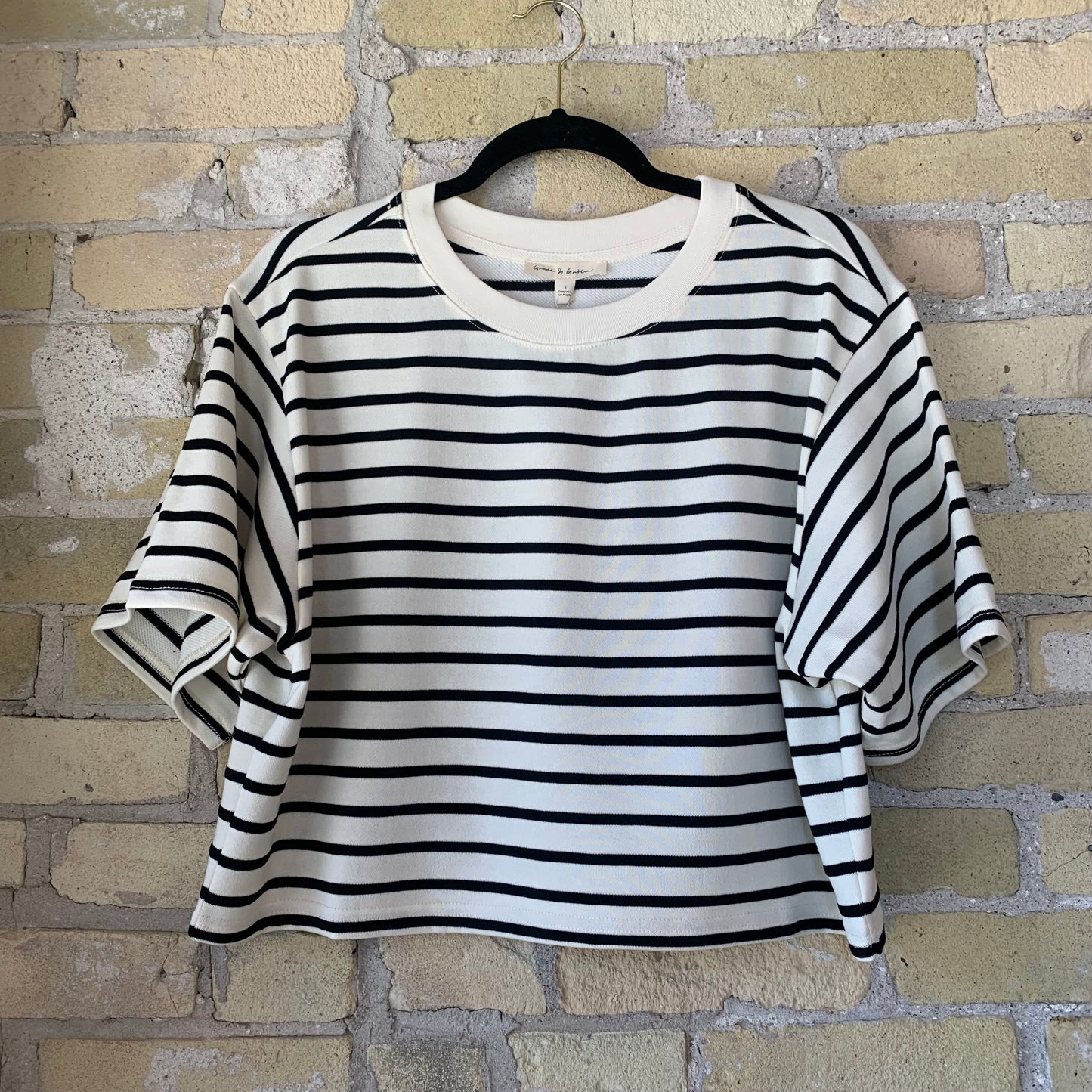 Grade & Gather Loose Fit Striped Tee