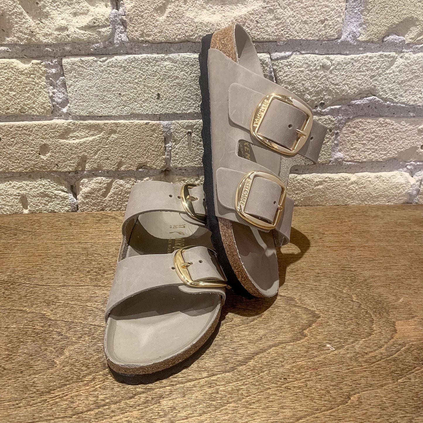 Arizona Big Buckle Tobacco Brown Leather