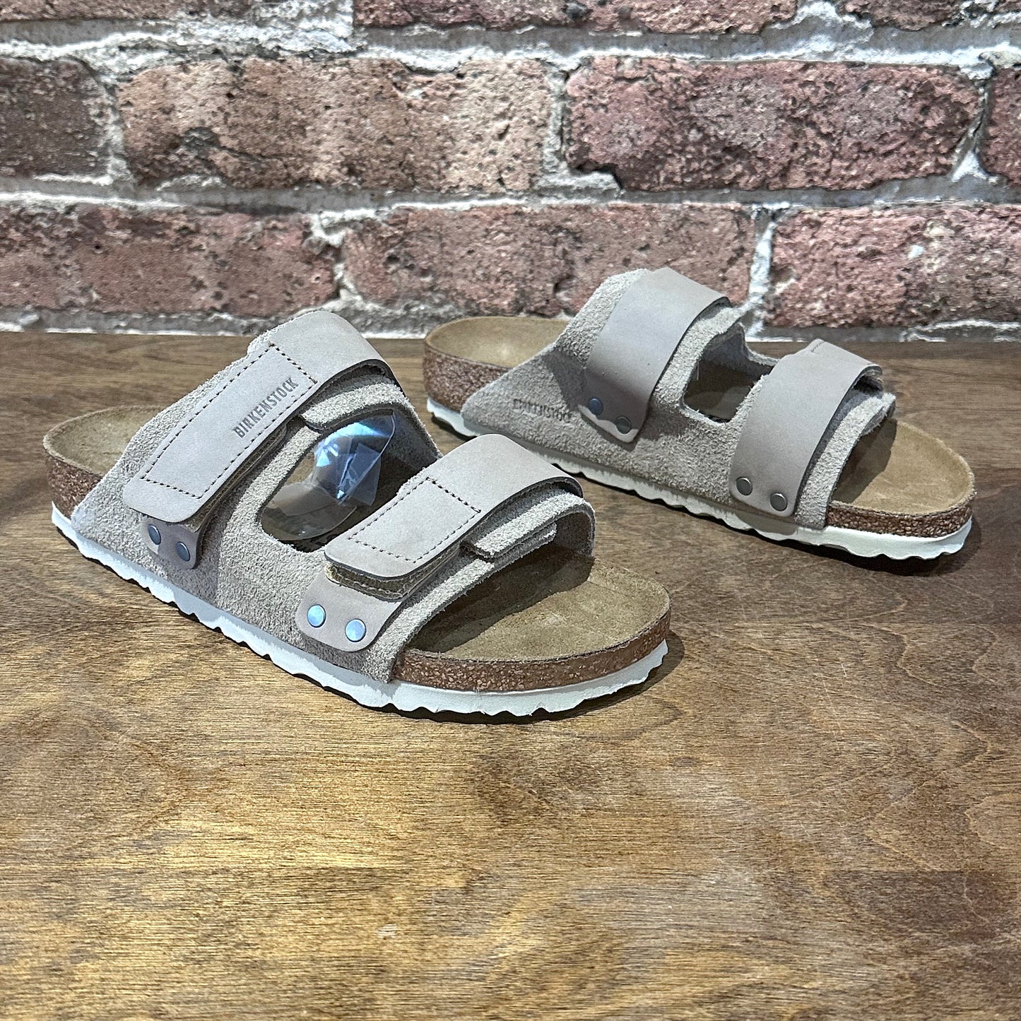 Birkenstock Uji Taupe Suede