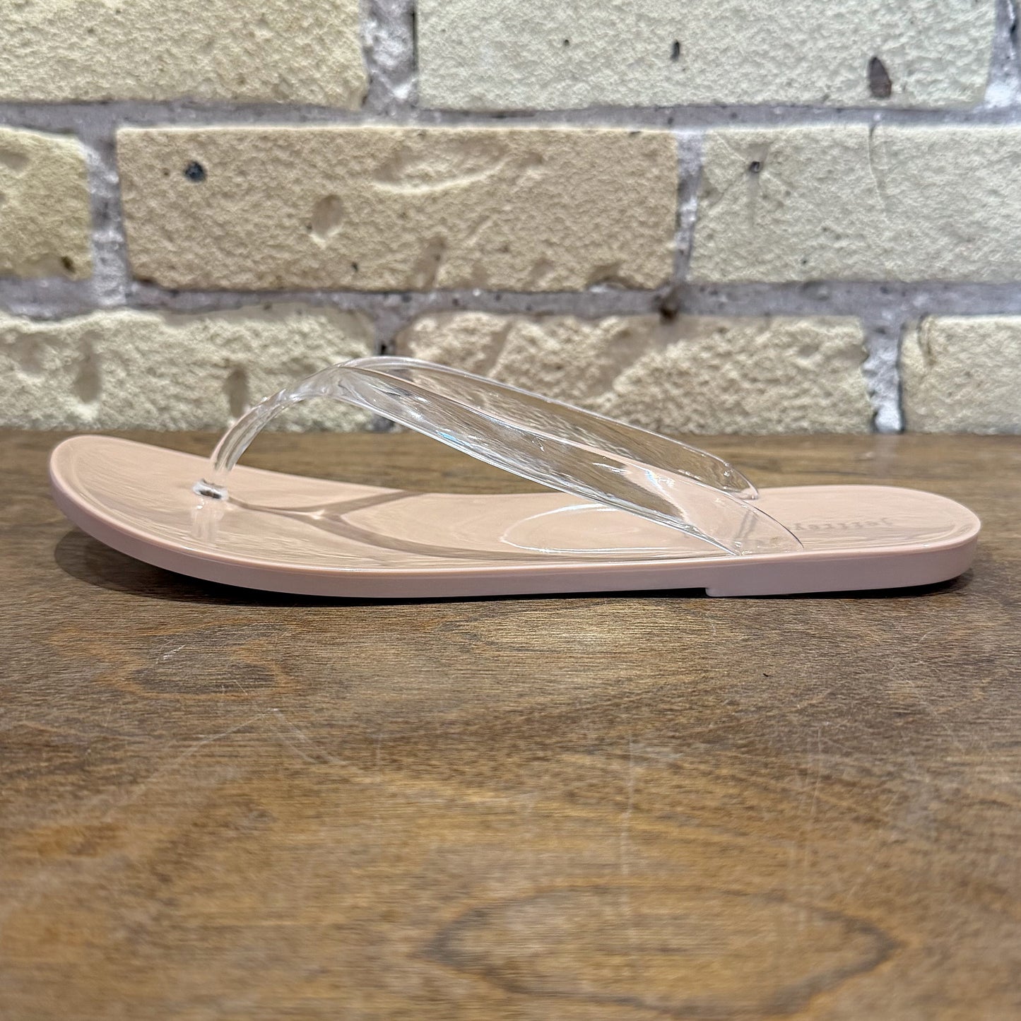 Jeffrey Campbell Beach-Day Clear Nude Sandal - shoostore