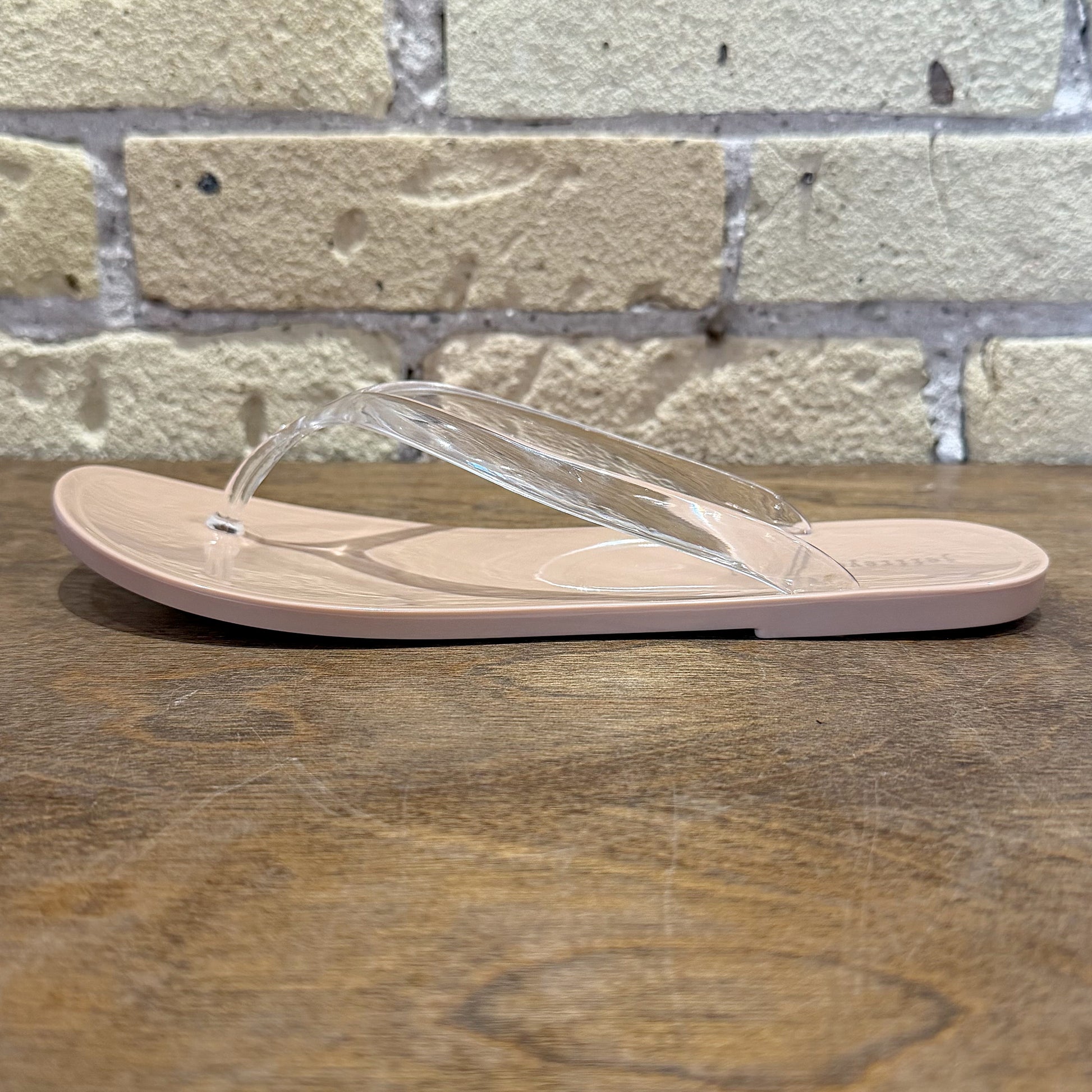 Jeffrey Campbell Beach-Day Clear Nude Sandal - shoostore