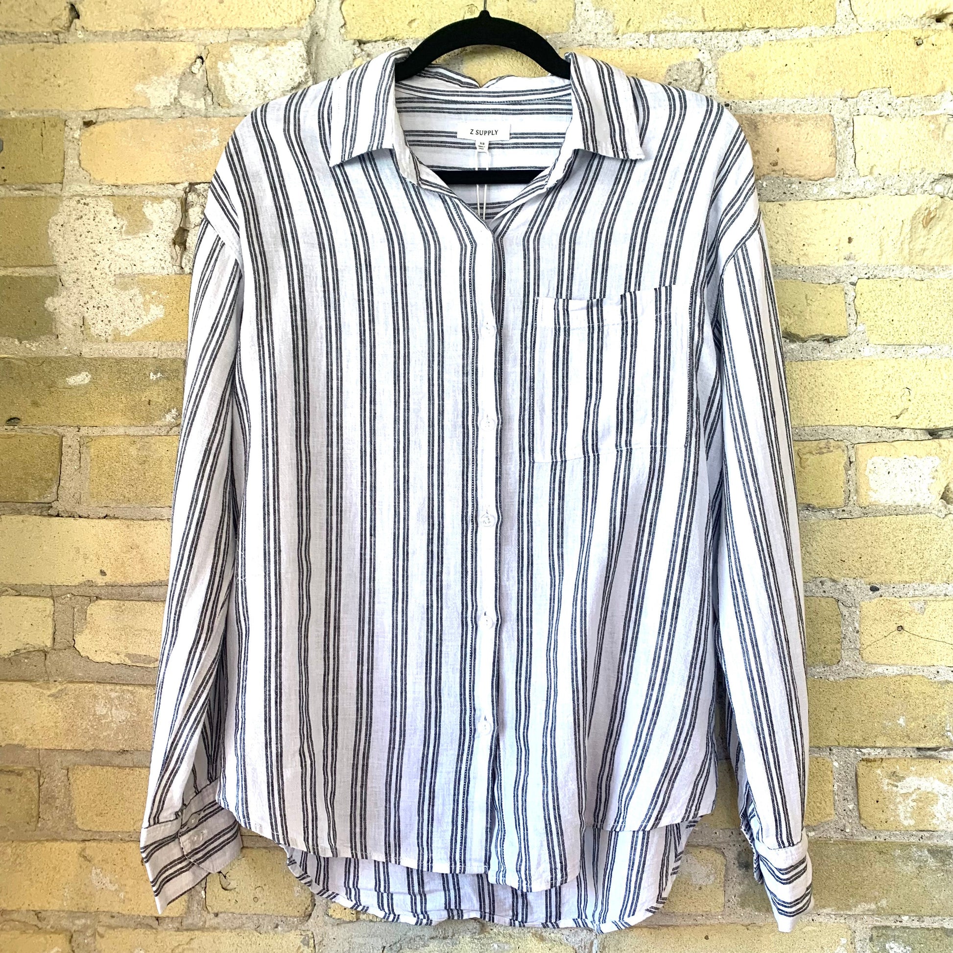 Z Supply The Perfect Striped Button Up - shoostore