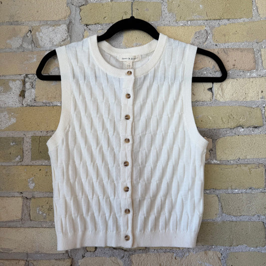 Grade & Gather Check Knit Vest