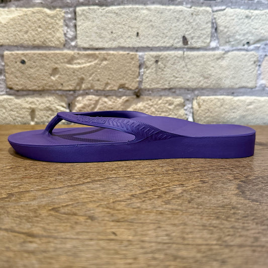 Archies Acai Purple - Arch Support Flip Flops