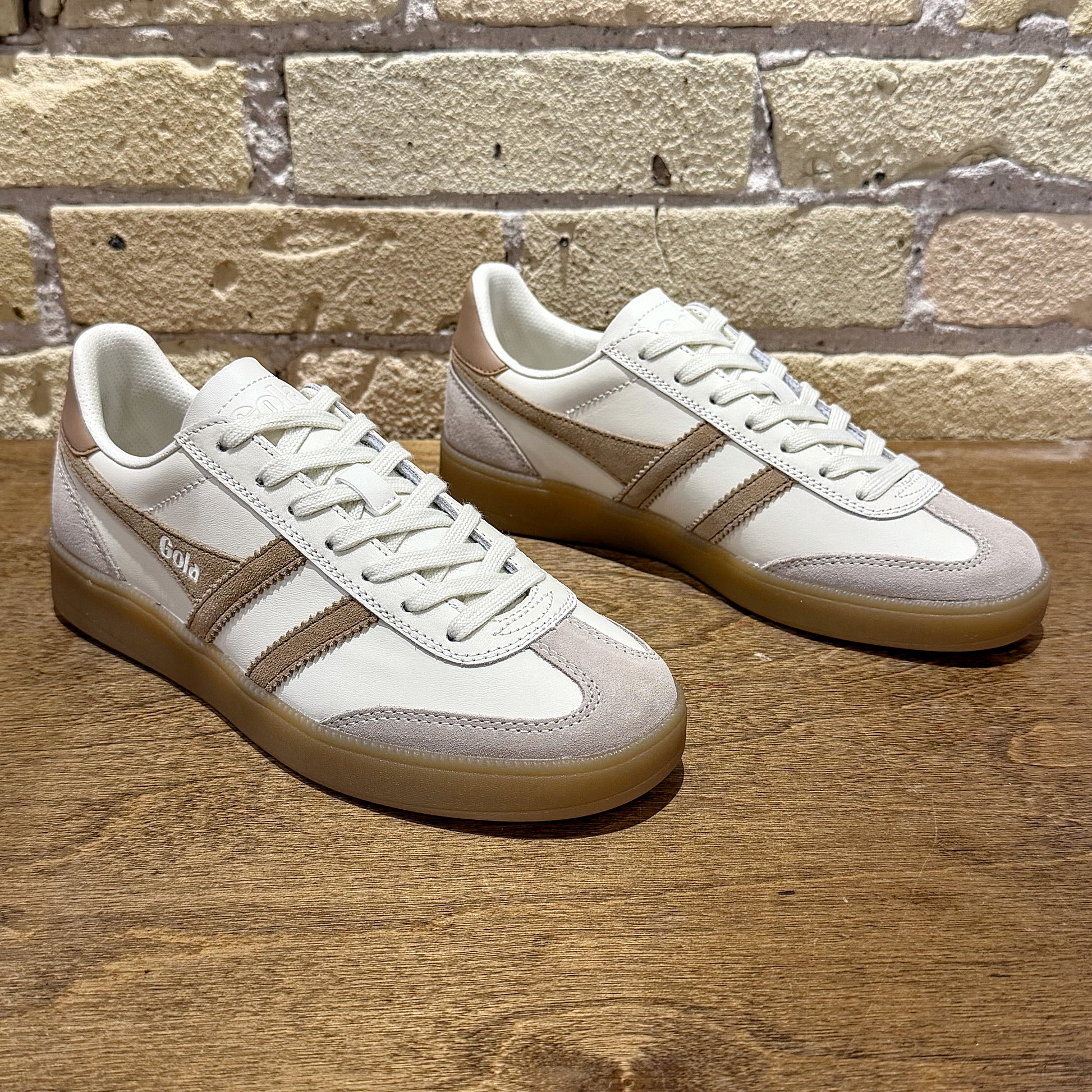 Gola Viper Off White/Bone/Light Caramel/Gum - shoostore