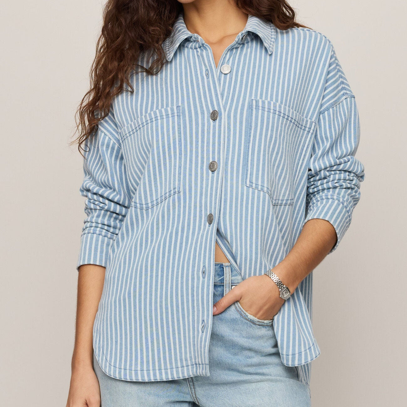 Z Supply All Day Knit Stripe Jacket