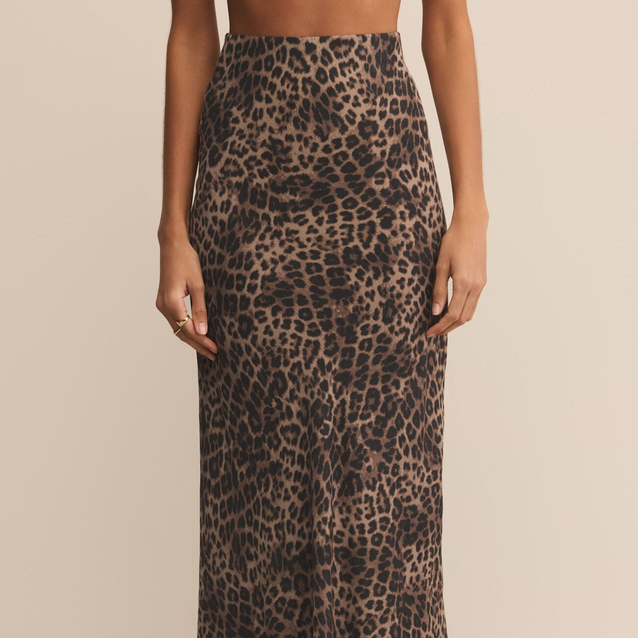 Z Supply Izabel Leopard Skirt