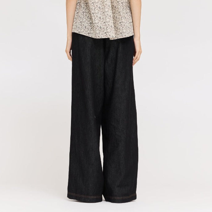 Grade & Gather Wide Straight Denim Pants - shoostore