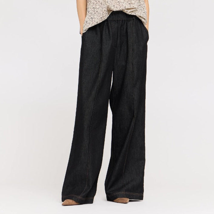 Grade & Gather Wide Straight Denim Pants - shoostore