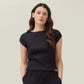 Grade & Gather Pleated Crop Tee