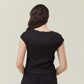 Grade & Gather Pleated Crop Tee