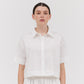 Grade & Gather Short Sleeve Crop Shirt