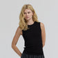 Grade & Gather Wide Shoulder Tank Black - shoostore