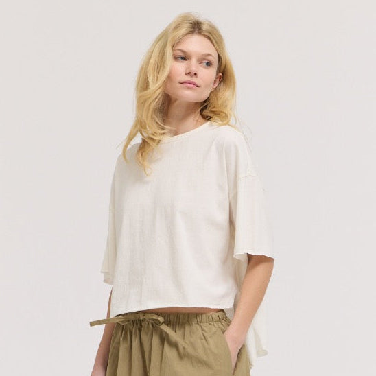 Grade & Gather Loose Short Sleeve Shirt - shoostore