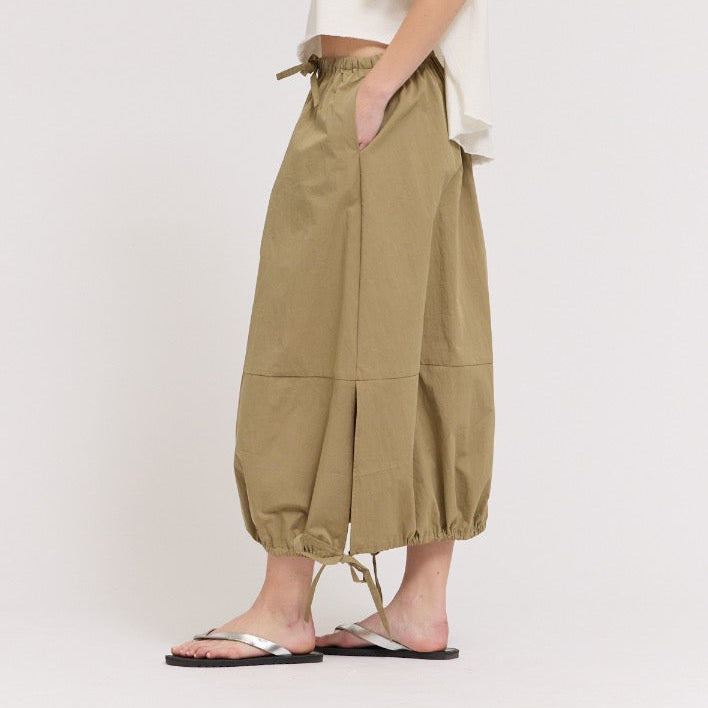 Grade & Gather Gathered Hem Skirt - shoostore