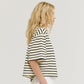 Grade & Gather Loose Fit Striped Tee