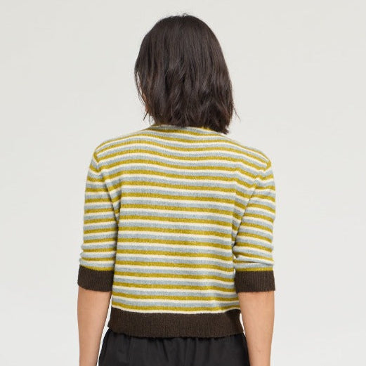 Grade & Gather Striped Sweater Top
