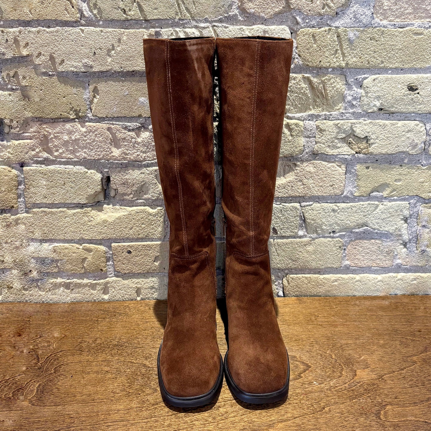 Vagabond Meryl Tall Shaft Boot Brown Suede