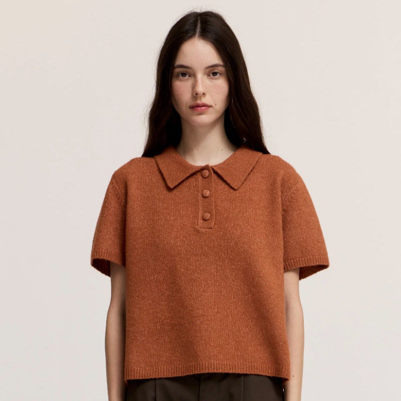 Grade & Gather Polo Sweater Top - shoostore