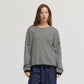 Grade & Gather Loose Striped Sweater - shoostore