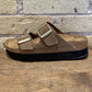 Birkenstock Arizona Dark Tea Flex Platform - shoostore