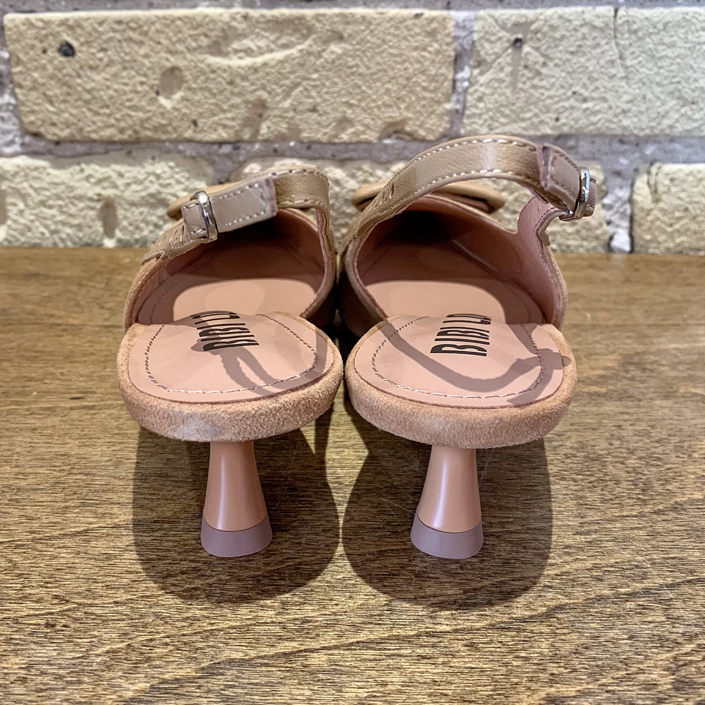 Bibi Lou Bonnie Slingback Suede Heel