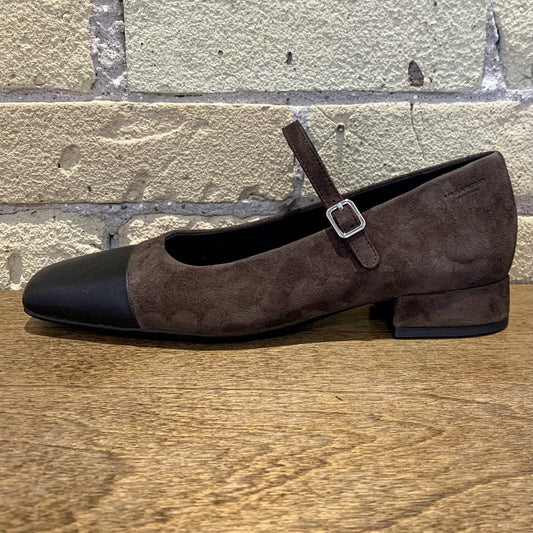 Vagabond Debbi Heeled Mary Jane Coffee