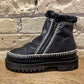 Laidback London Setsu 3.0 Black Leather Light Grey