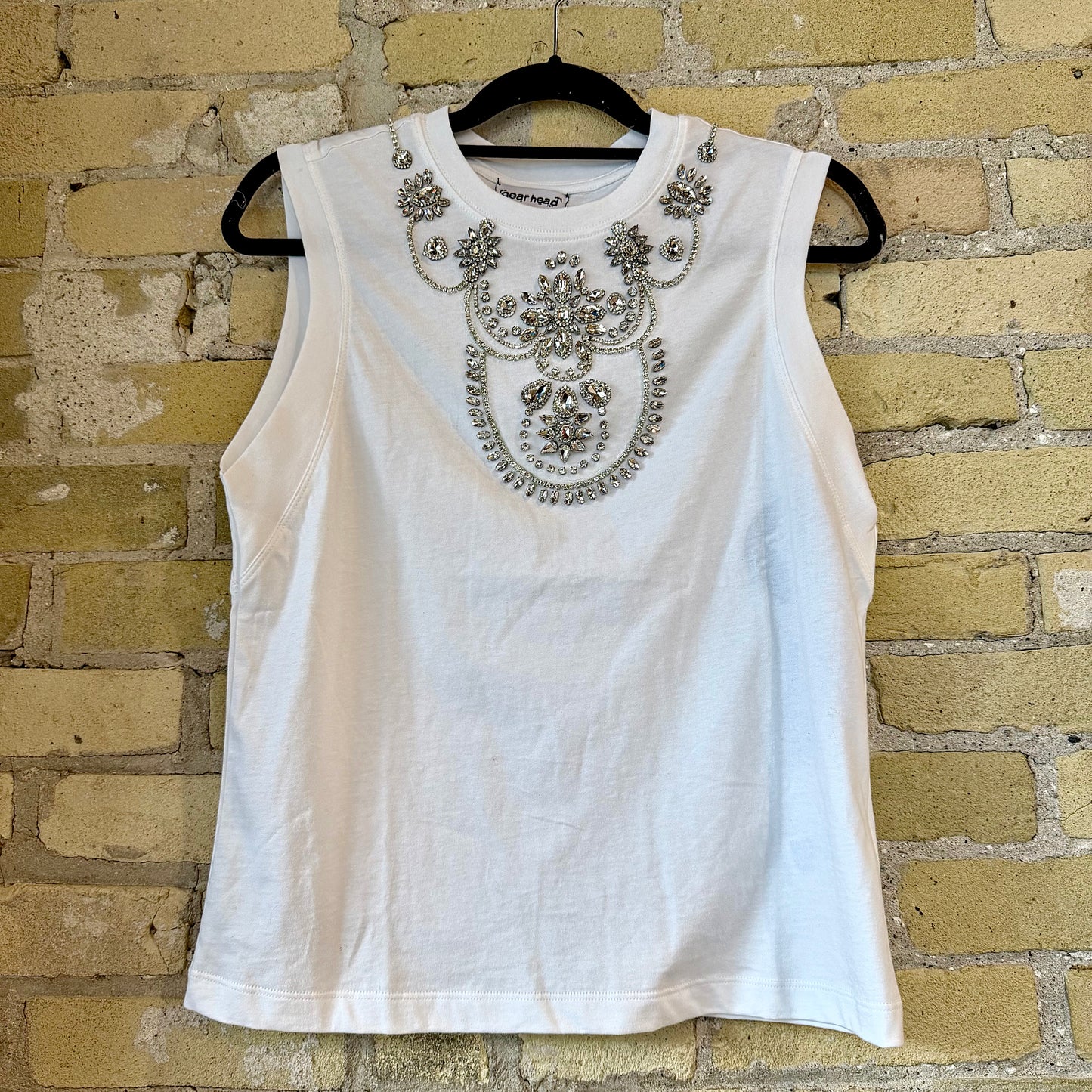 Gearhead White Bling Tank