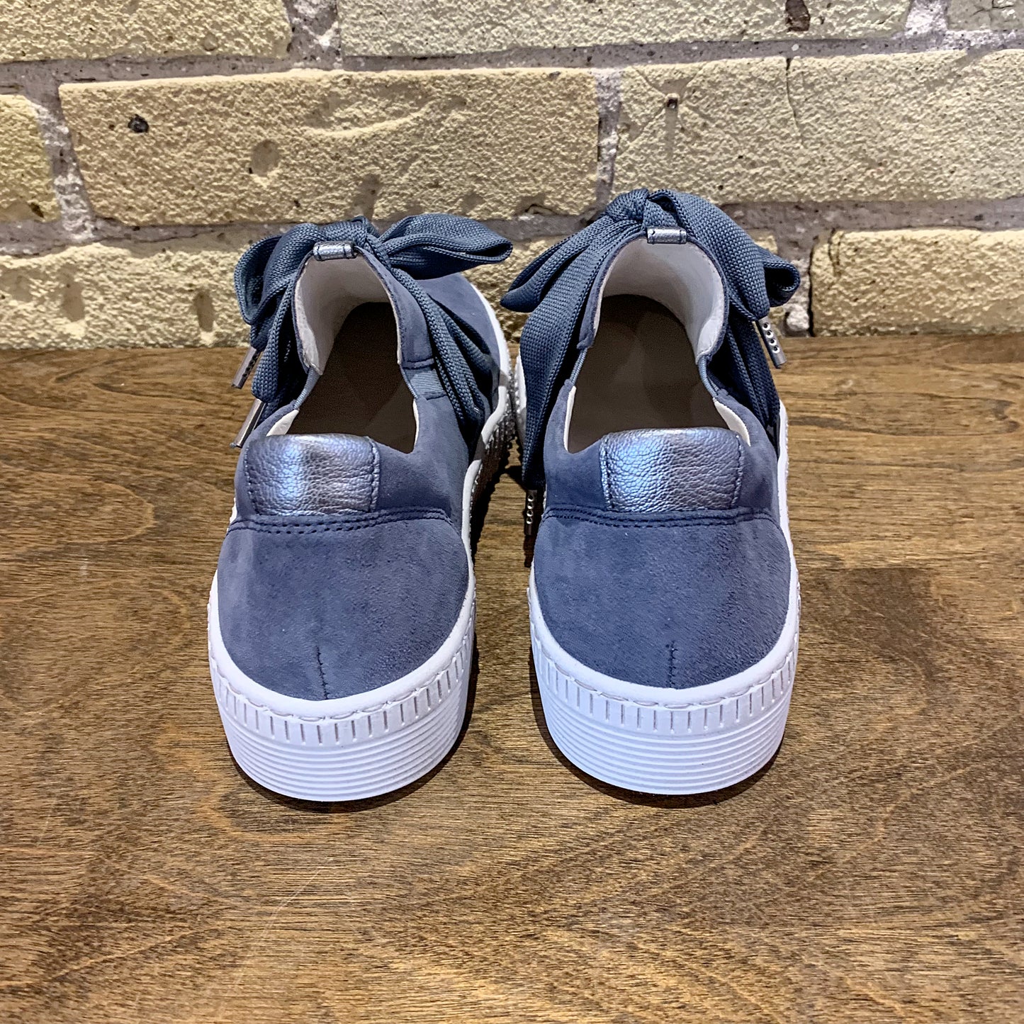 Gabor 63.333 Sky Blue Bow Sneaker - shoostore