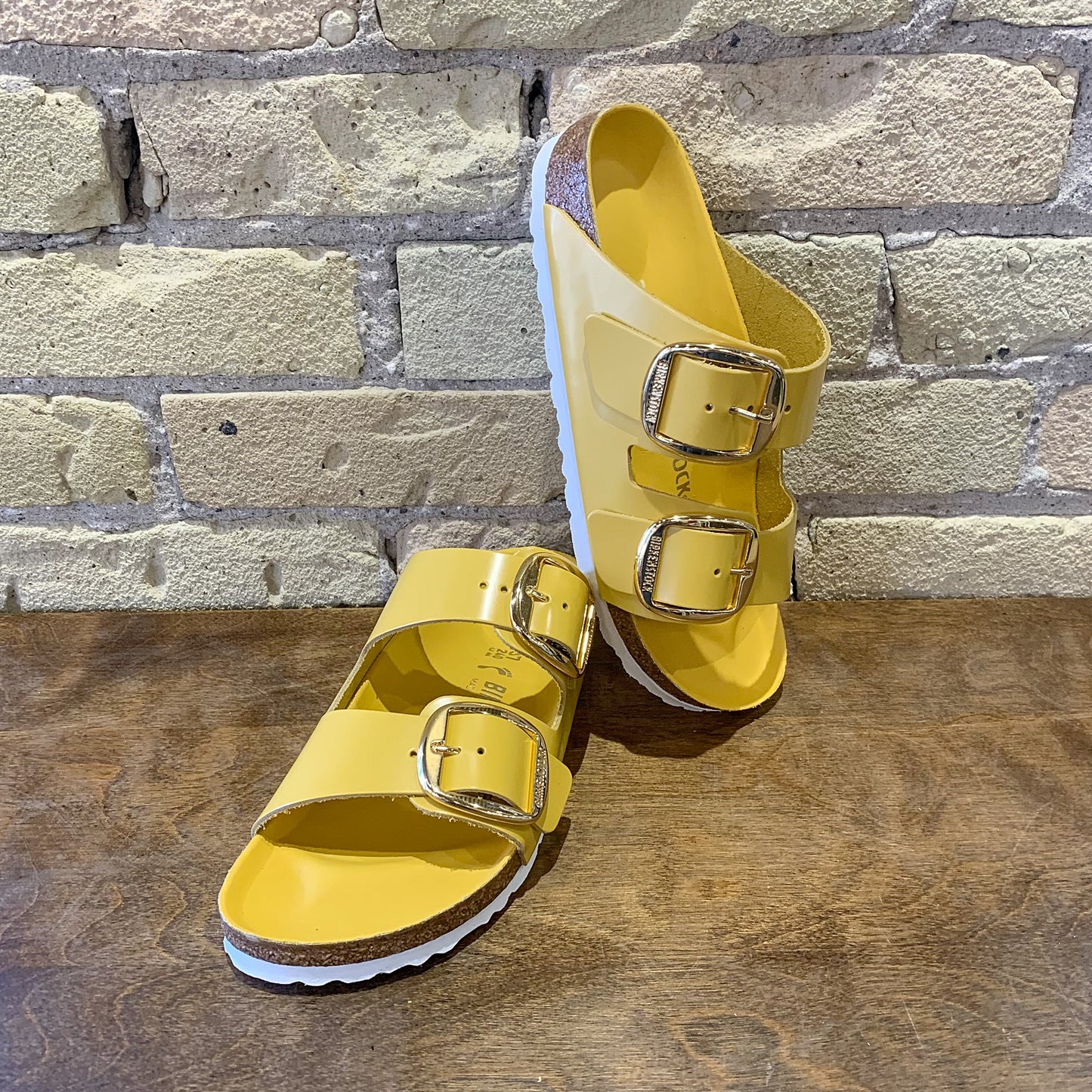 Birkenstock Big Buckle Lena Hi Shine Ochre