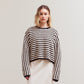Grade & Gather Striped Knit Sweater