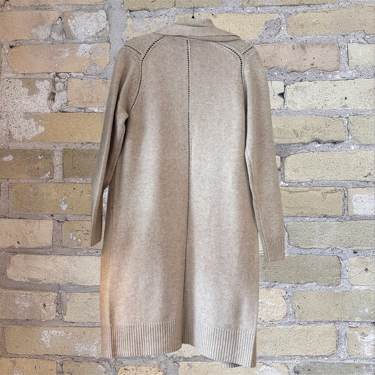 Ember Scarf Cardigan Taupe