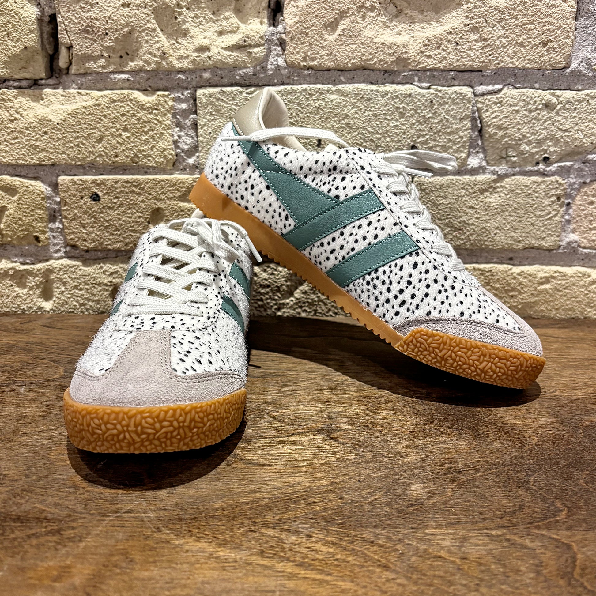 Gola Elan Savanna Cheetah/Feather Grey/Green Mist - shoostore