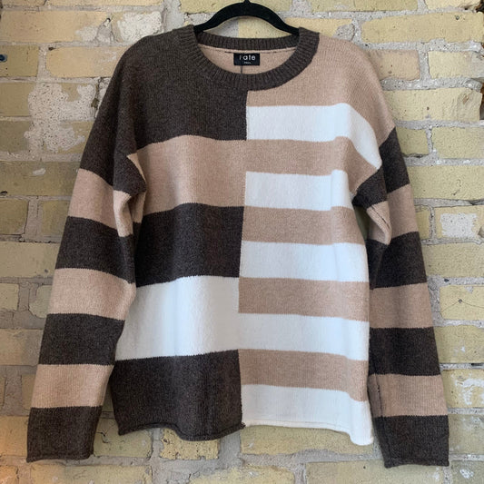 Fate Block Stripe Sweater