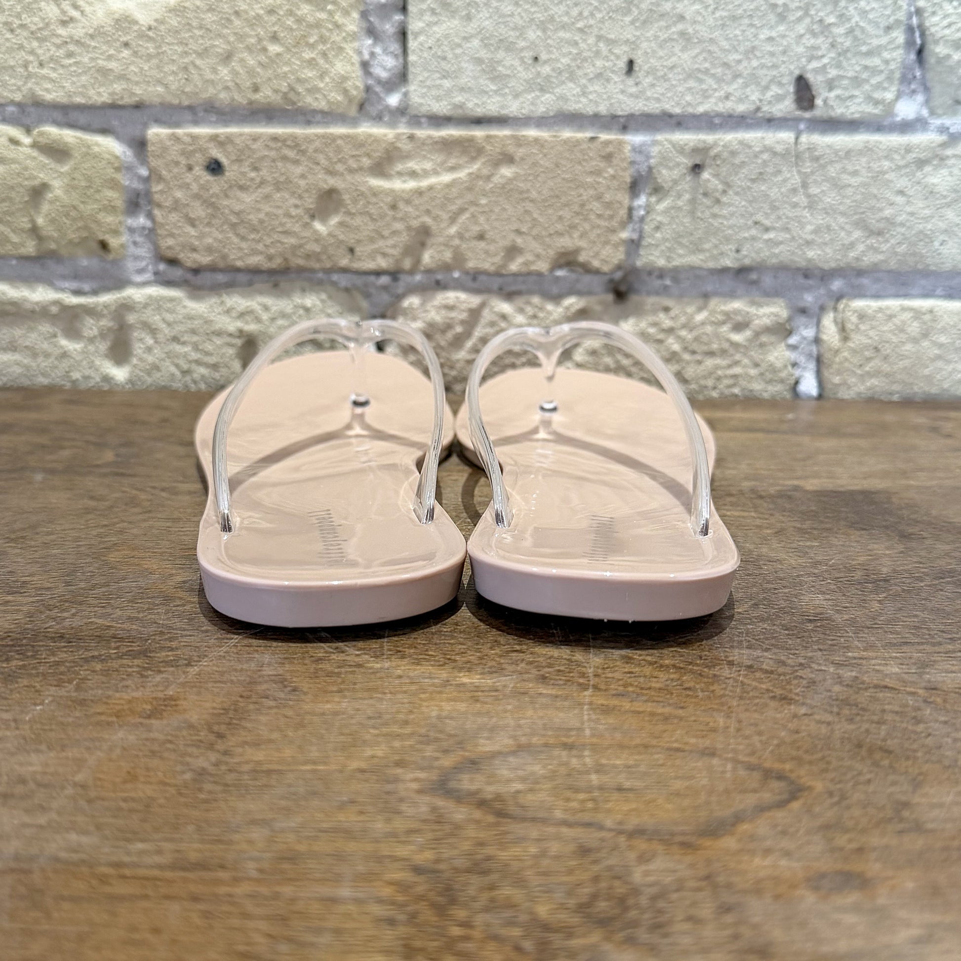 Jeffrey Campbell Beach-Day Clear Nude Sandal - shoostore