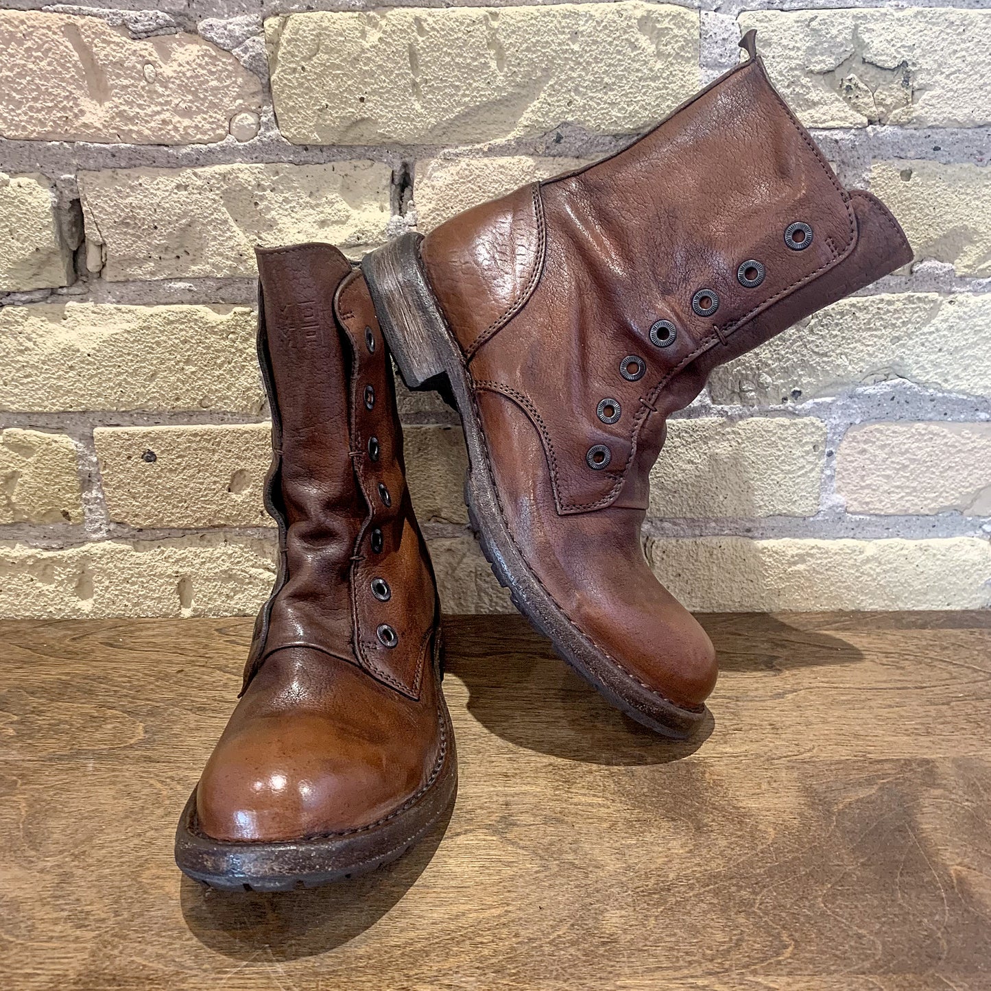 MOMA Male Laceless Boot Cuoio