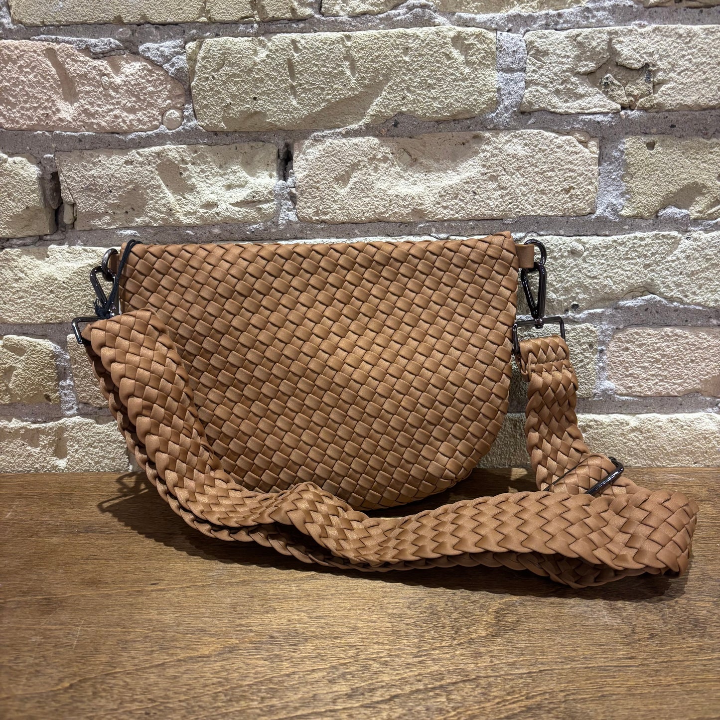 Ethereal - Woven Neoprene Crossbody Sand