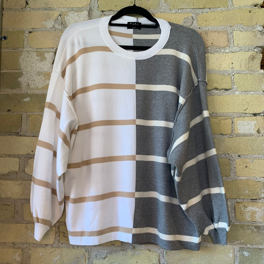 Fate Block Stripe Sweater