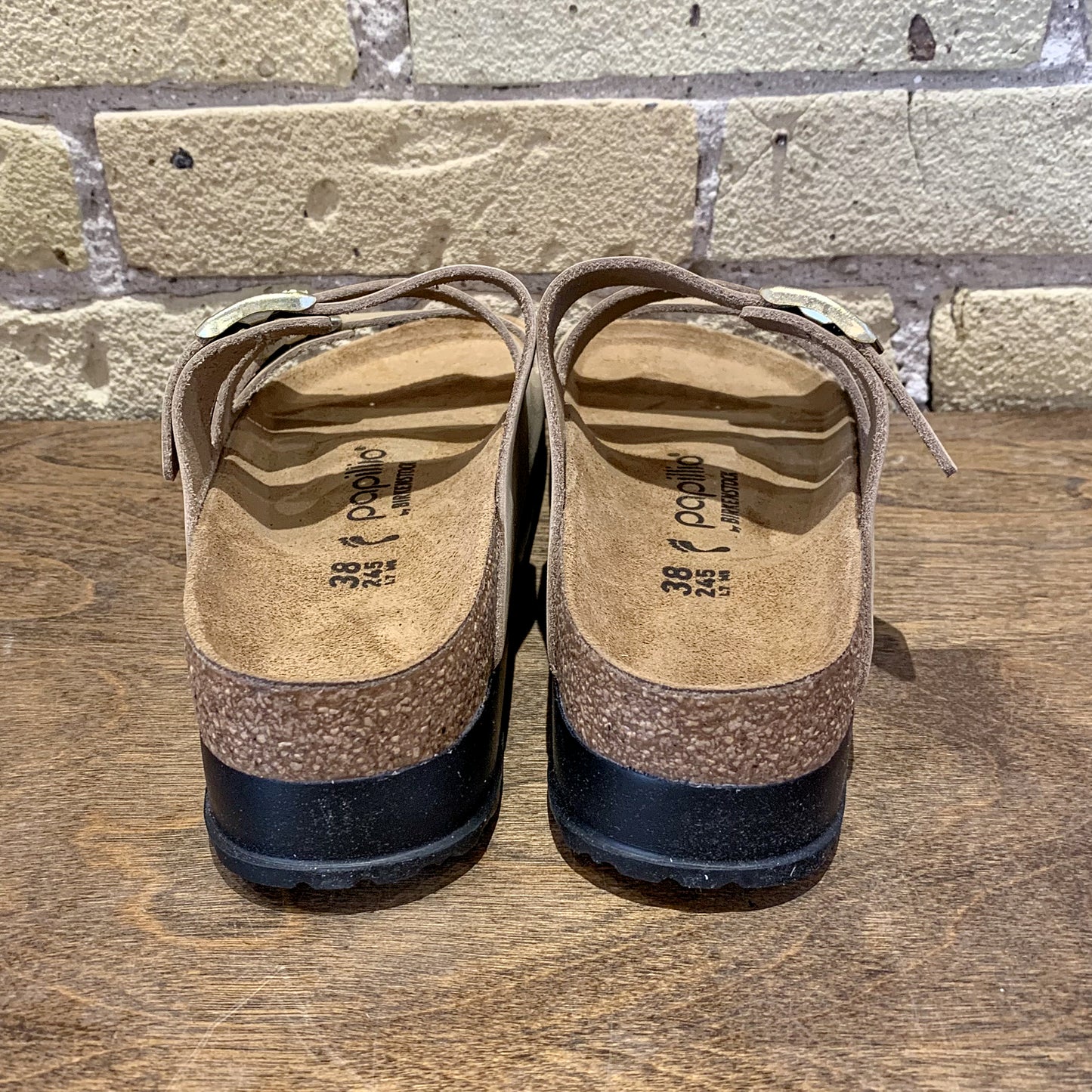 Florida III Platform Sandcastle Nubuck - shoostore