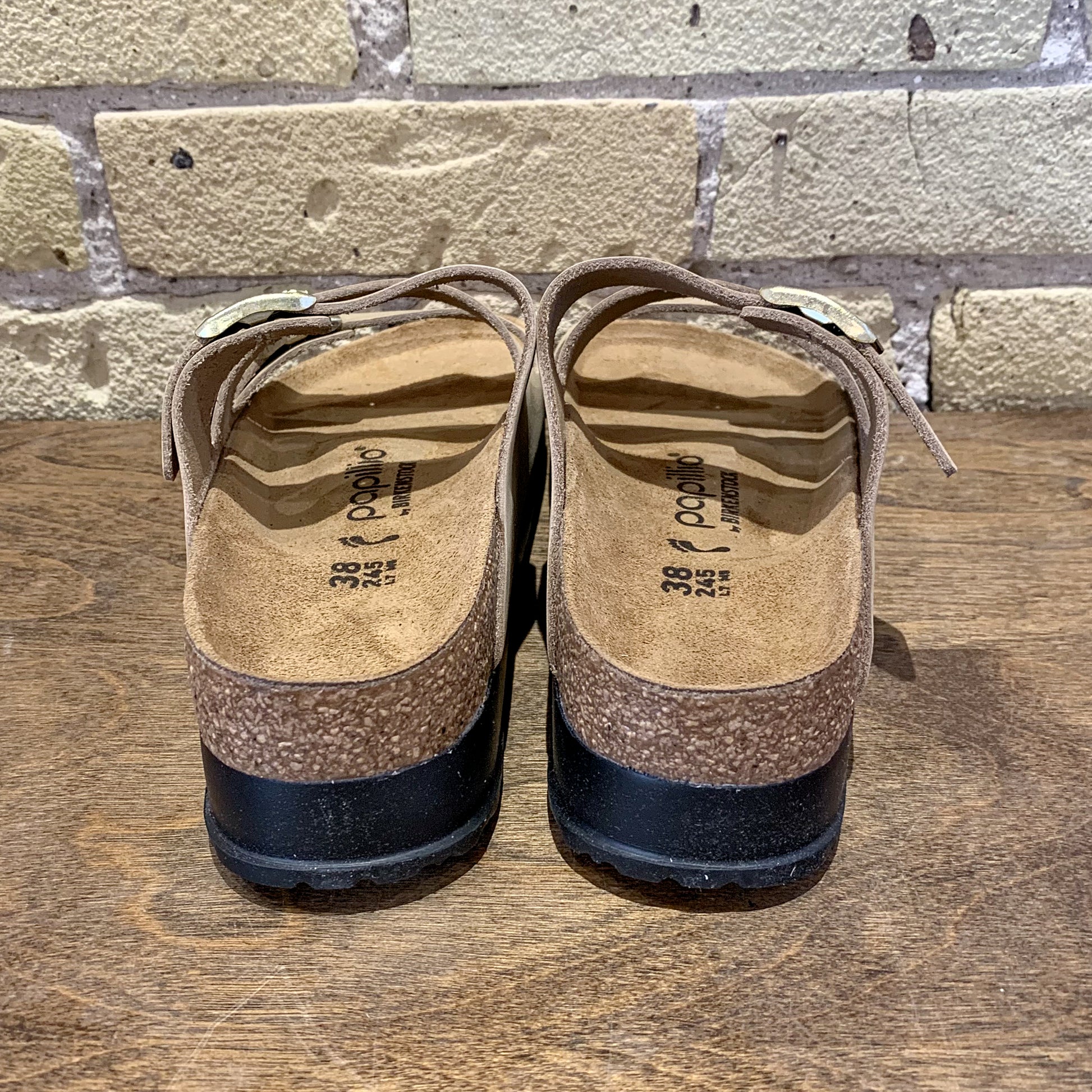 Florida III Platform Sandcastle Nubuck - shoostore