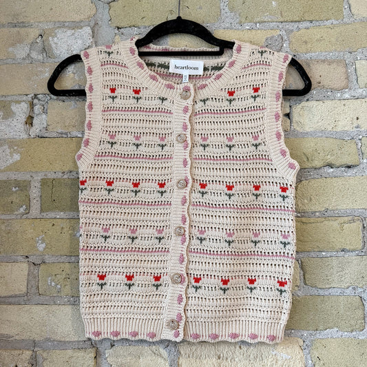 Heartloom Lucrezia Vest Ecru - shoostore