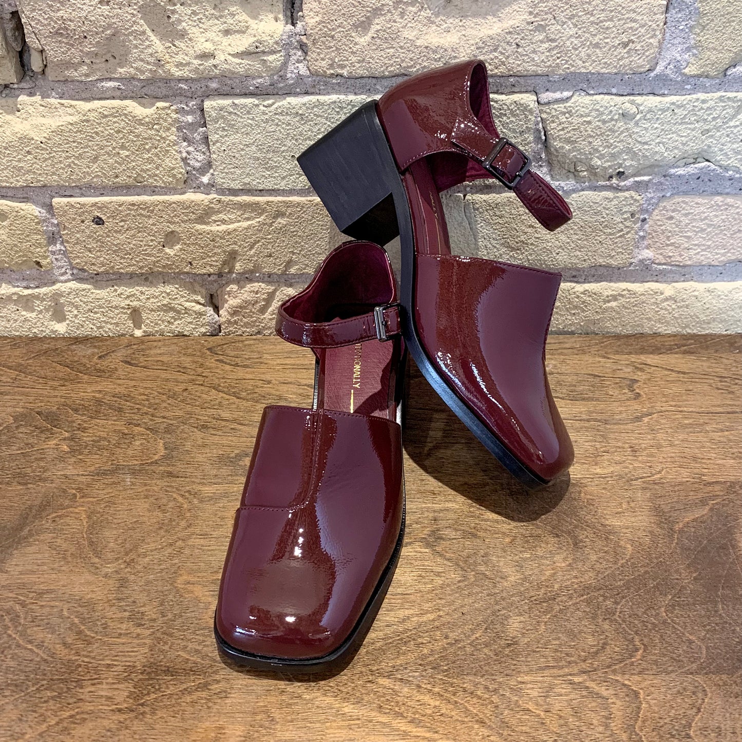 Intentionally Blank Marty Patent Merlot Mary Jane