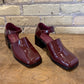 Intentionally Blank Marty Patent Merlot Mary Jane